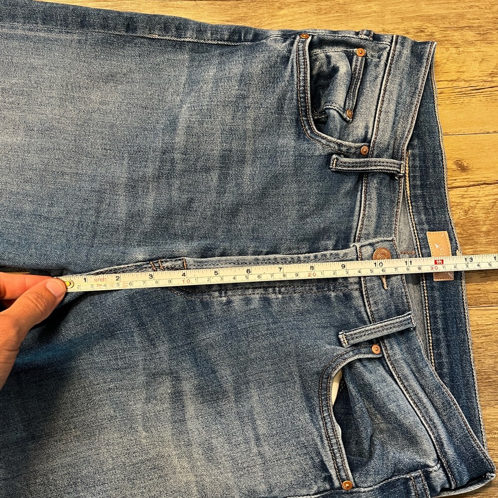 Mother The Tomcat Roller Fray A Groovy Kind Of Love Wash Jeans Size 29 Wide Leg - Picture 4 of 15